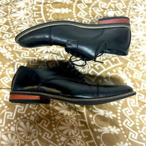 Jousen Men's Dress Cap Toe Shoes Wingtip Brogue Oxford Formal Shoes for Men